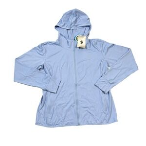 Soothfeel Women's UPF50 Hiking Outdoor Jacket Blue Size‎ Large NEW